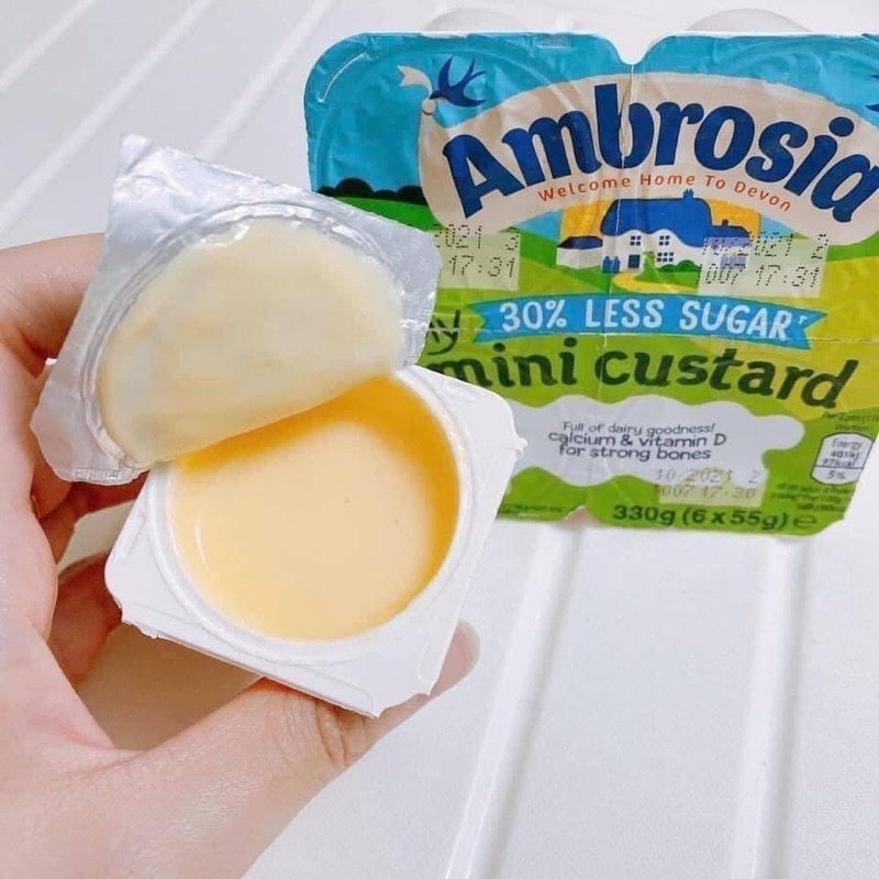 (Date 2023) Váng sữa AMBROSIA cho bé 6 tháng của Anh