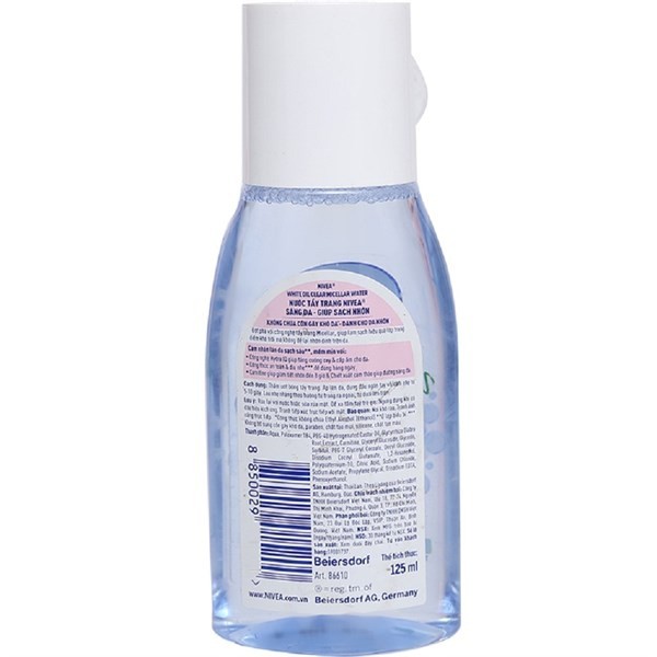 Nước Tẩy Trang (Tím) 125ml Cho Da Mụn Nivea Acne Care Make Up Clear Micellar Water, suu.shop cam kết 100% chính hãng