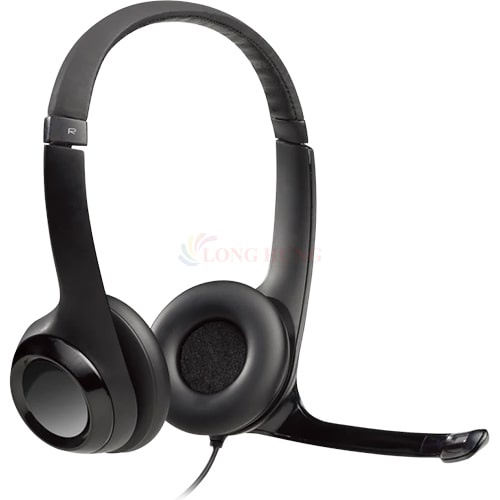 Tai nghe chụp tai có dây Logitech H390 - Hàng chính hãng - Kết nối dây lên đến 2.33 m, hỗ trợ âm thanh kỹ thuật số