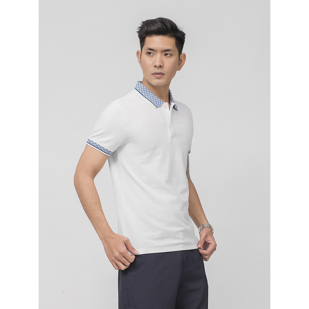 Áo polo nam Aristino phom Slim fit ôm vừa vặn, chất cotton mềm mại, thoáng mát - APS068S9