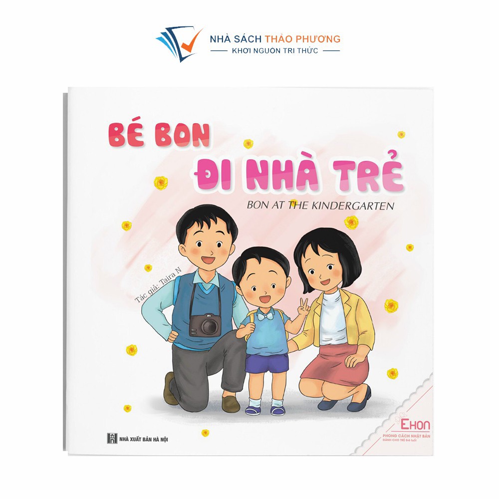 Sách - Ehon kỹ năng sống ngữ: Gia đình bé Bon (Combo 4 cuốn) - có file nghe Tiếng Anh