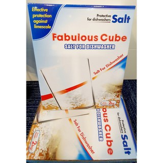 hộp 2 kg muối rửa bát Fabulous Cube