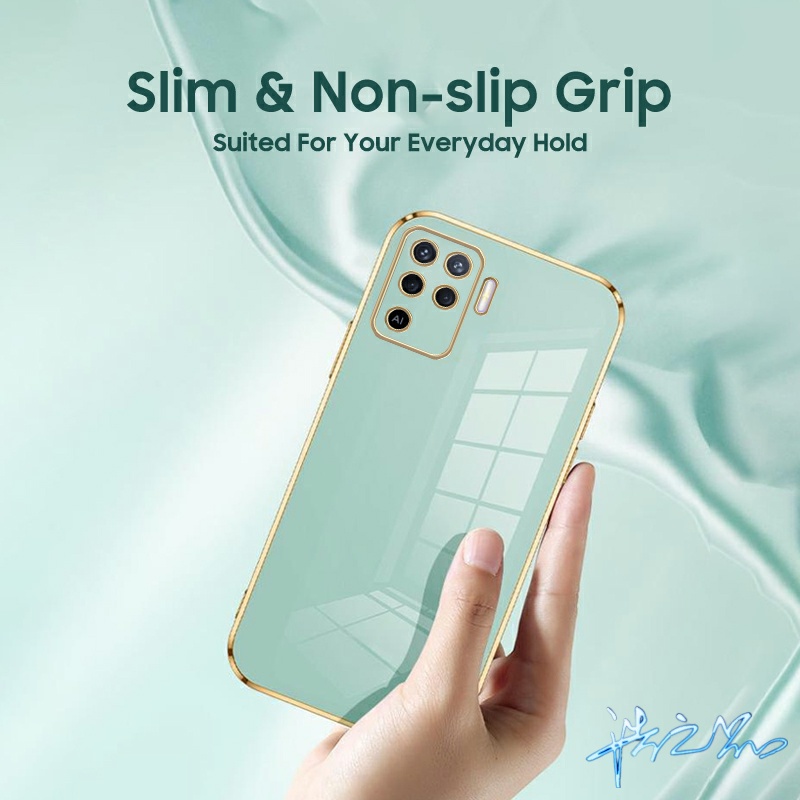 Ốp Điện Thoại Kết Cấu Mịn Cho Oppo A12 A5S A16 A16K A15 A54 F11 Pro A74 A55 A37 F9 A53 A31 A94 A83 A3S A9 A5 2020 A92 A52 F5