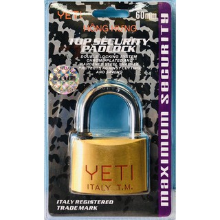 Khóa móc yeti 6f chìa điện tử 60 mm