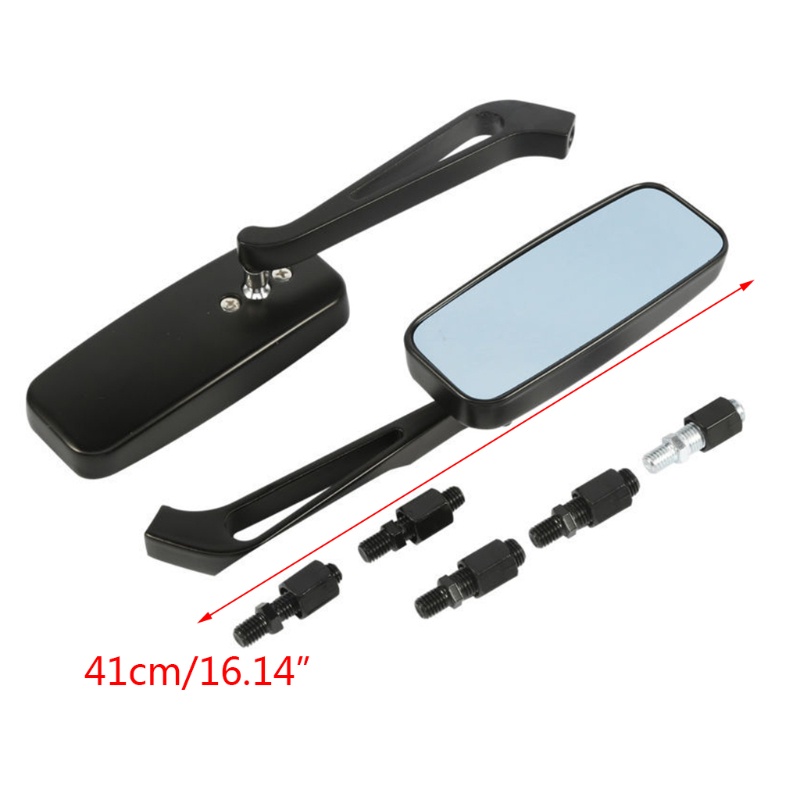 Set 2 Gương Chiếu Hậu Độ Nét Cao Gắn Tay Lái Xe Mô Tô Địa Hình Mi