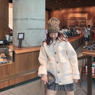 Áo khoác lông ULZZANG 3 màu