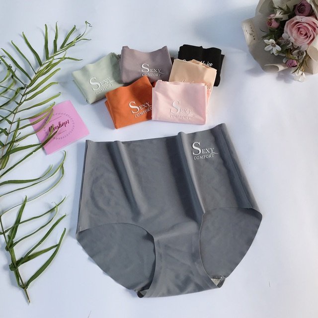 Quần Lót Nữ Su Lụa Cao Cấp, Quần Lót Cạp Cao Gen Nịt Bụng Tàng Hình - QL Gen Su Sexy