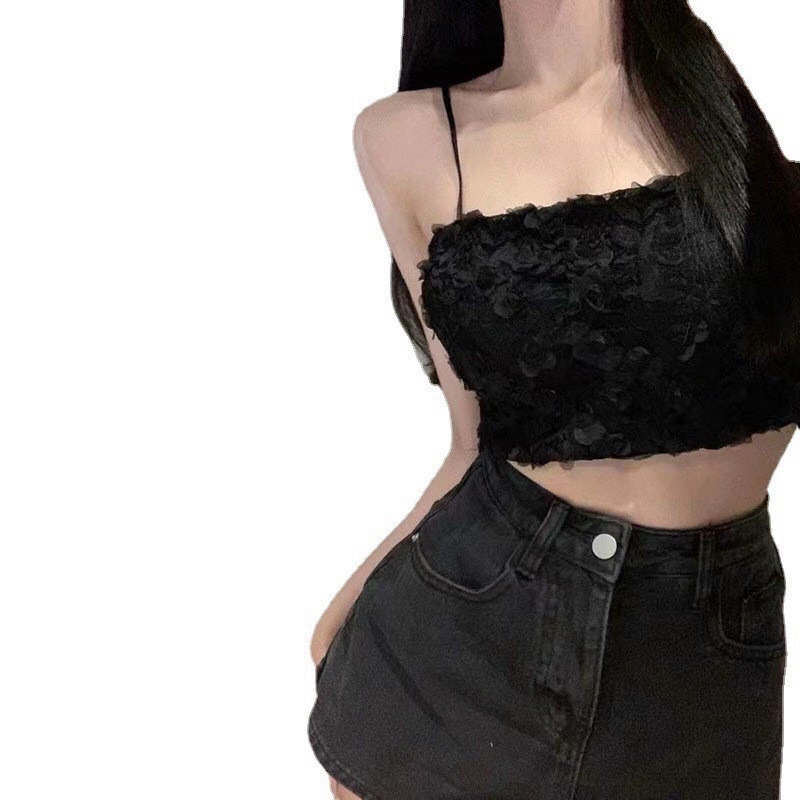 Áo bra ren hoa hồng 3 màu