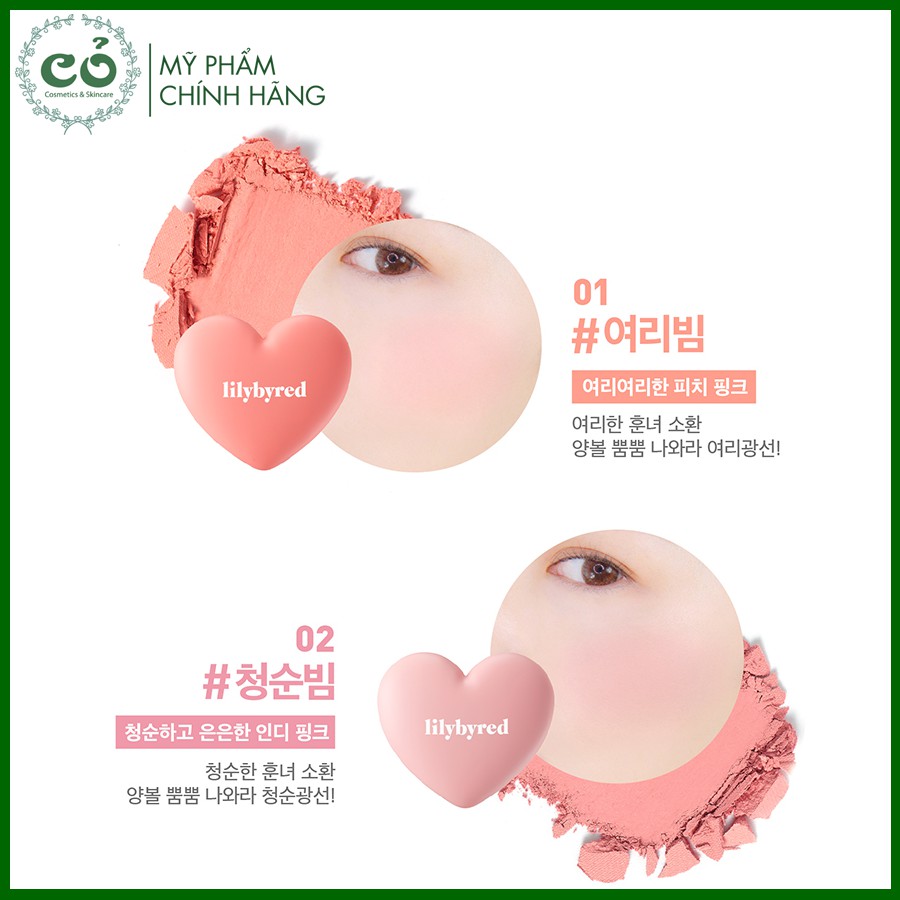 Phấn Má Hồng Xinh Xắn Lilybyred Luv Beam Cheek