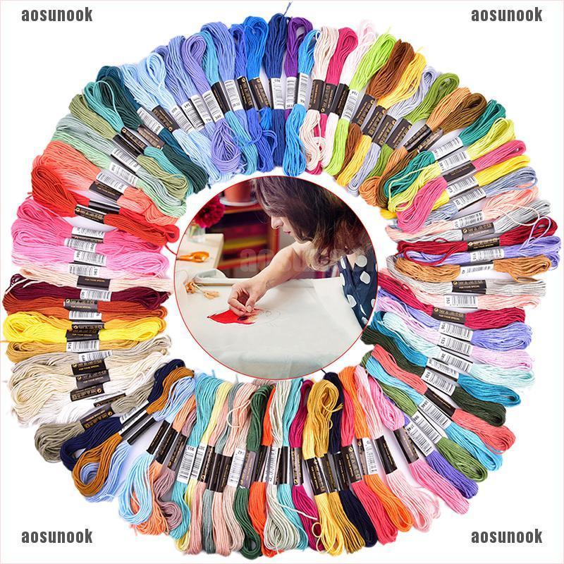 Bộ 150 Cuộn Chỉ Thêu Làm Từ Cotton Sử Dụng Tiện Lợi