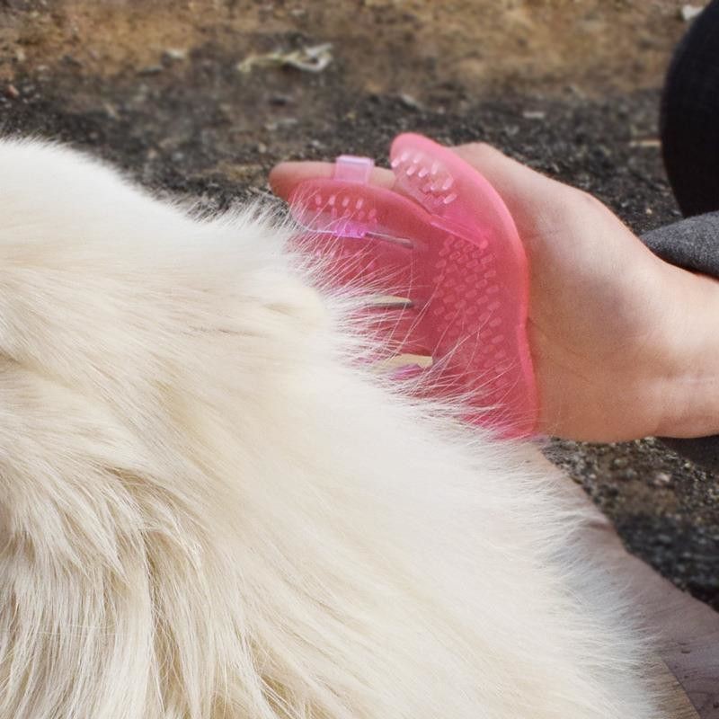 Bao tay tắm cho chó, mèo, thú cưng