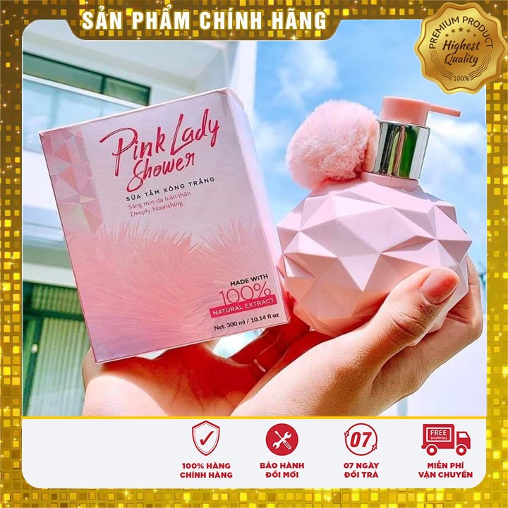 [Chính Hãng] sữa tắm pink lady sữa tắm xông trắng