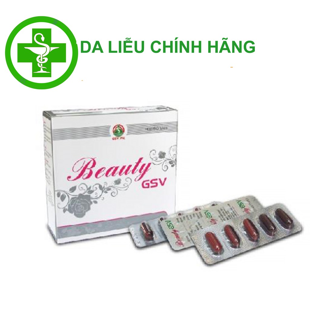 BEAUTY GSV - Viên uống bổ sung collagen, vitamin hỗ trợ làm đẹp da