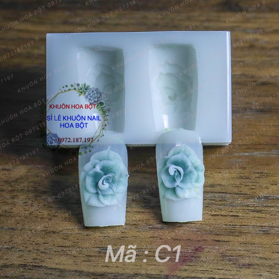 Khuôn hoa nail, khuôn móng chân