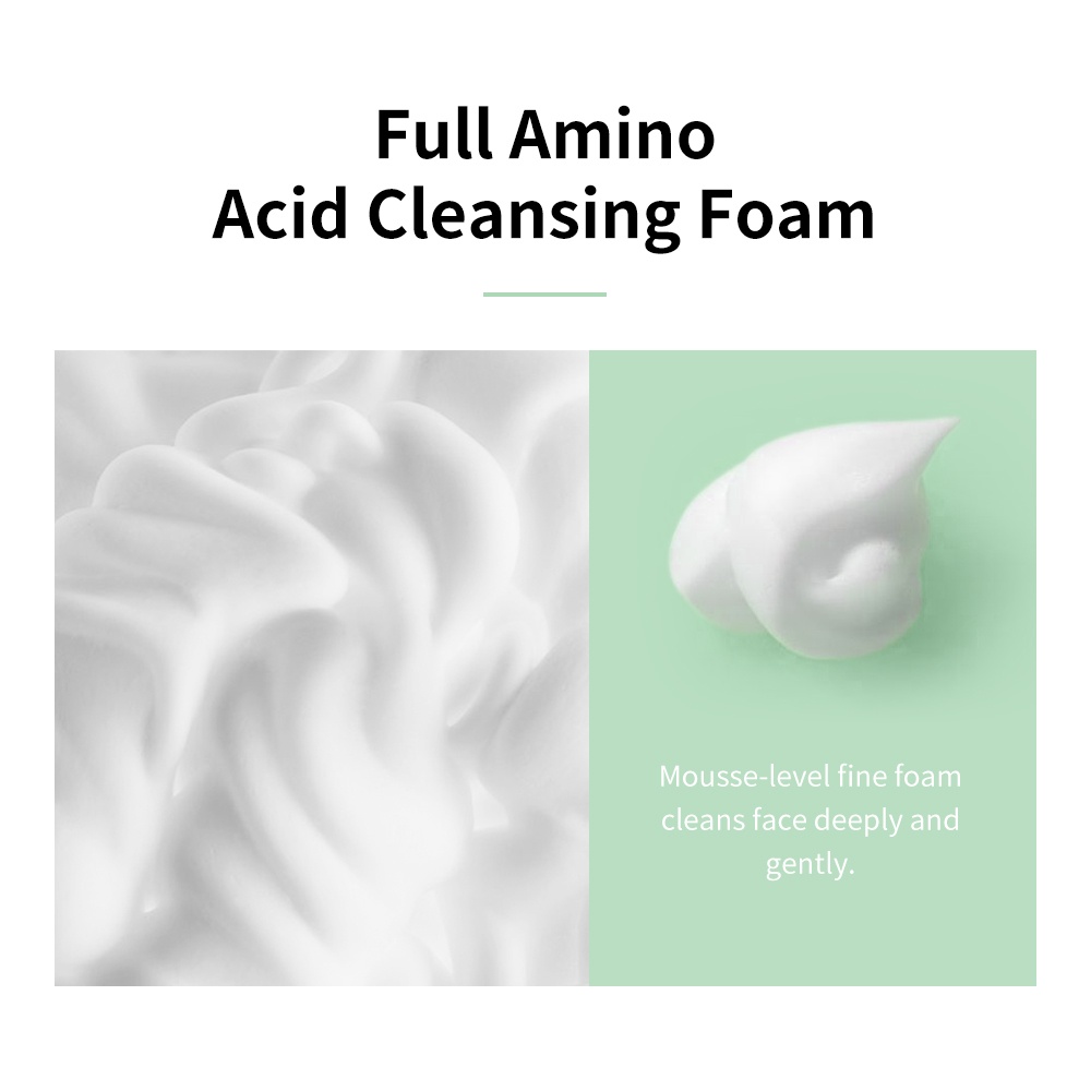 Sữa Rửa Mặt Tạo Bọt Amino Acid Lanbena 100ml Giảm Mụn Làm Sạch Sâu Phục Hồi Da