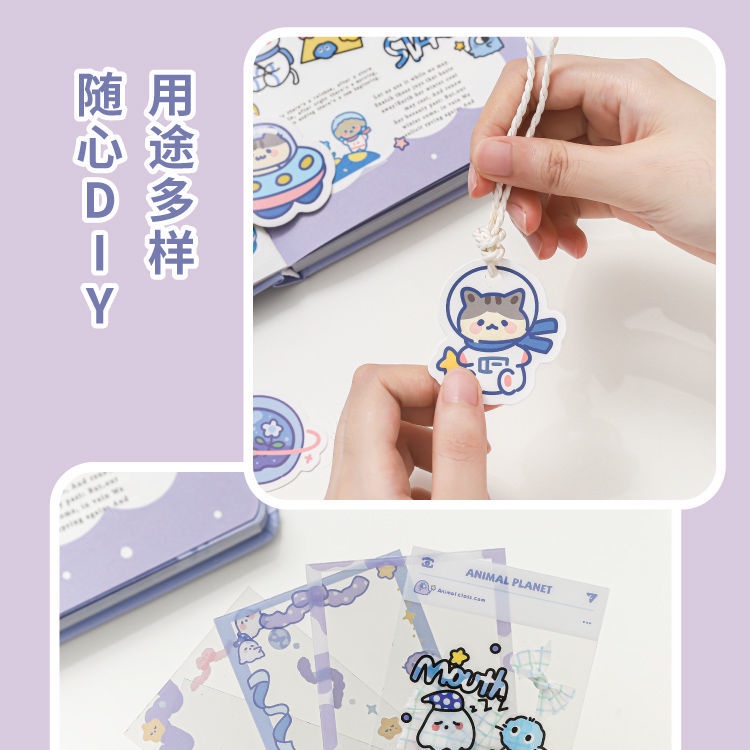 Set sổ tay in hình hoạt hình dễ thương phong cách Hàn Quốc