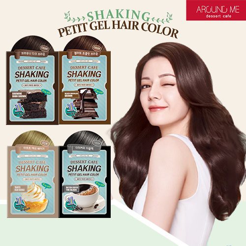 Thuốc Nhuộm Tóc Hàn Quốc Tự Nhiên Around Me Shaking Petit Gel Hair 60g/60g