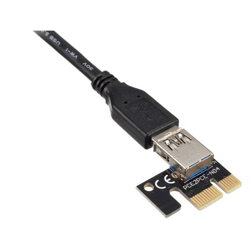 Dây cáp Riser USB 3.0⚡⚡ Nối Dài VGA từ PCI-E⚡⚡ 1x to PCI 16x - Mới