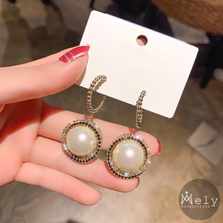 BÔNG TAI HẠT NGỌC ĐÍNH ĐÁ- MELY 1254