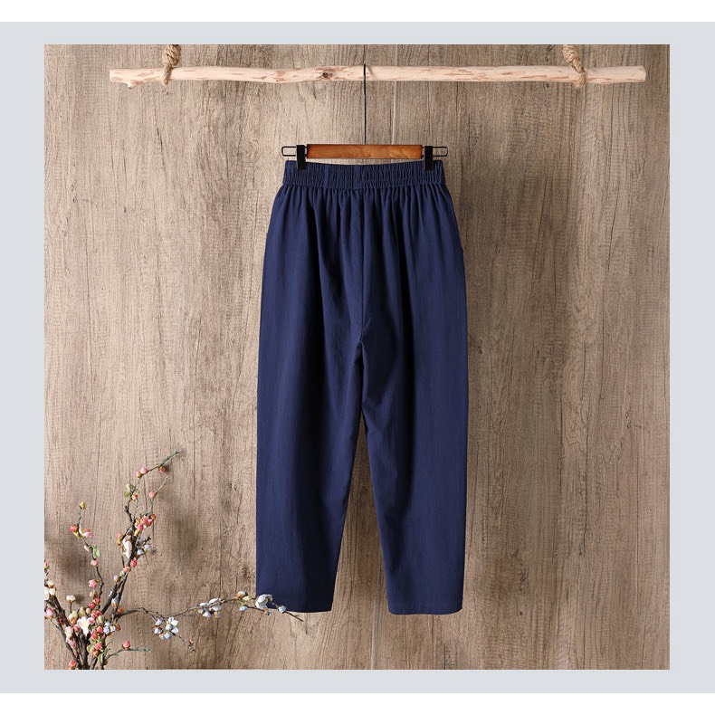 Quần baggy đũi xước _ quần đũi dài nữ Bigsize 87 kg_ BGĐ