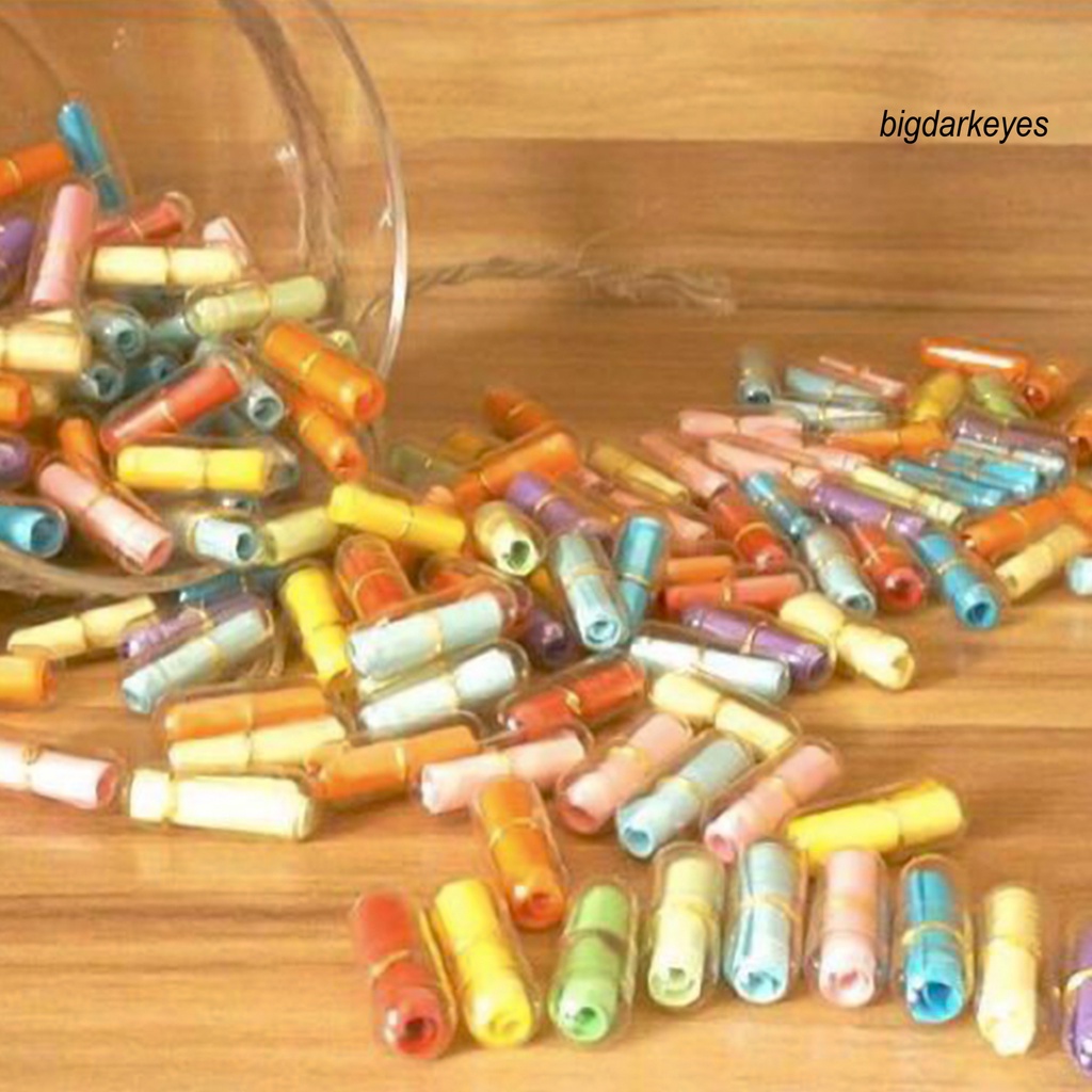 Set 50 Lọ Điều Ước Bằng Nhựa Trong Suốt Dùng Làm Quà Tặng