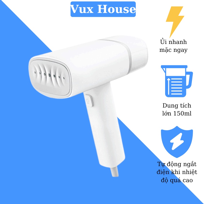Bàn ủi hơi nước cầm tay Xiaomi Zan Jia GT-306LW, ủi hơi nhanh với lượng hơi nóng nhiều, nhanh chóng làm phẳng quần áo.