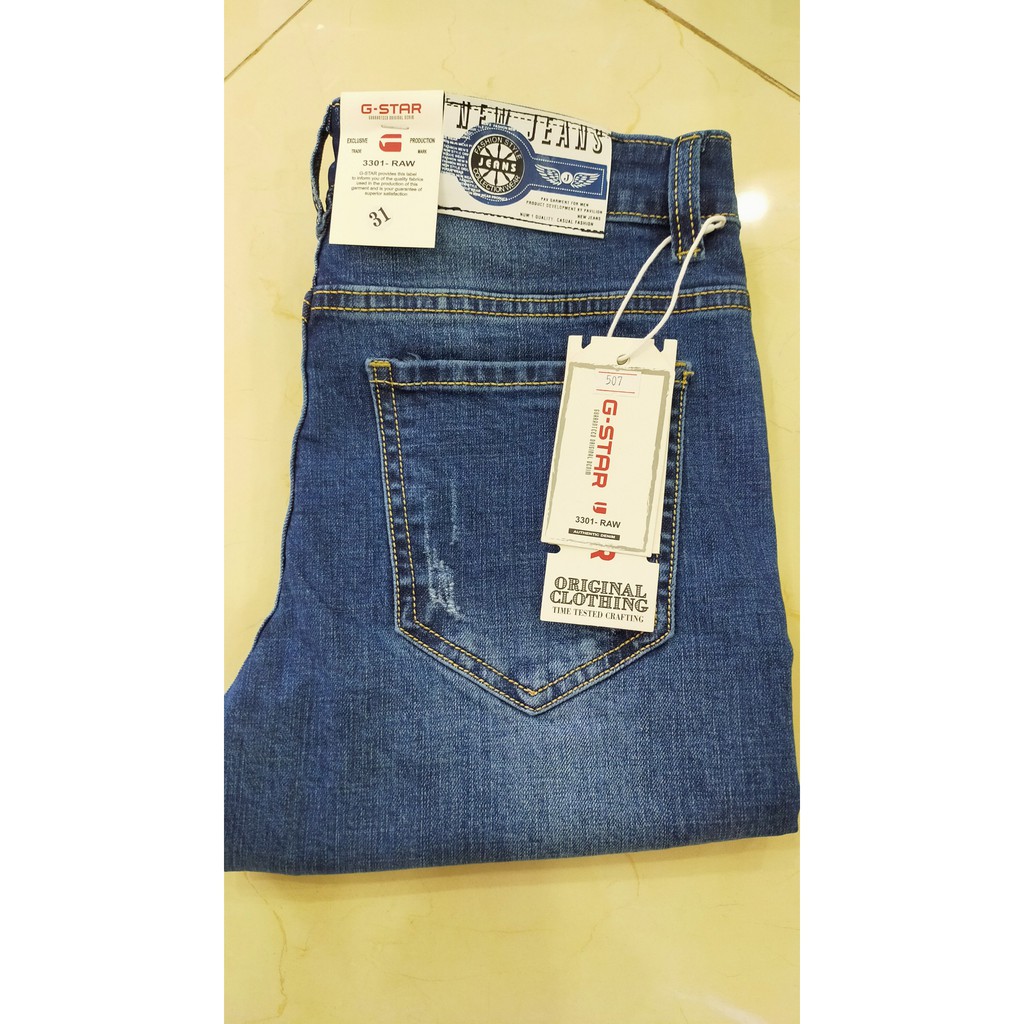 Quần jeans nam phong cách keytrend 2021 QD507