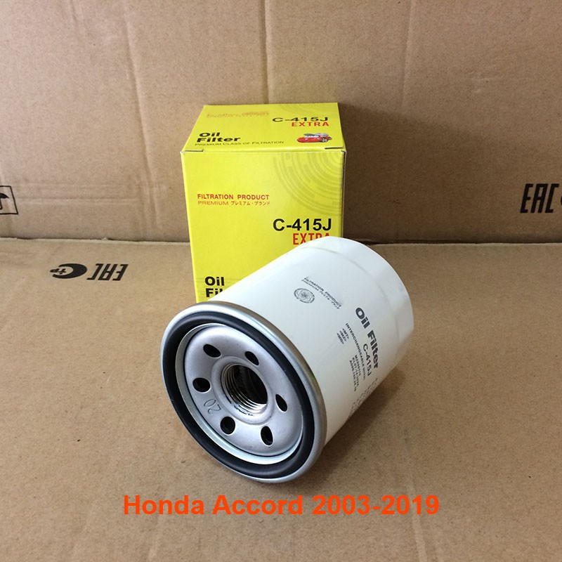 Lọc nhớt Honda Accord 2003-2024 mã C809J của JS Asakashi Nhật