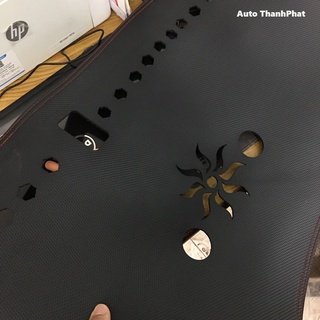 Thảm Taplo Da Vân Carbon Tucson 2016-2021