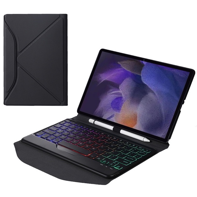 Bao Da Máy Tính Bảng Tích Hợp Bàn Phím Bluetooth Tích Hợp Ngăn Đựng Bút Cho Samsung Galaxy Tab A8 2022