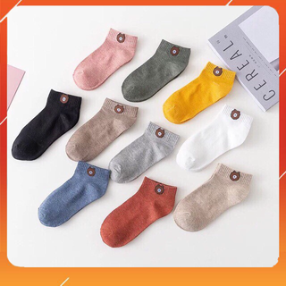 Set 10 đôi tất gấu Broun túi đựng cho BOS