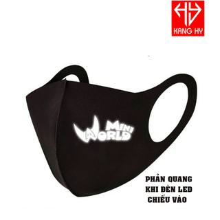 Khẩu Trang Mini word Phản Quang Trẻ Em