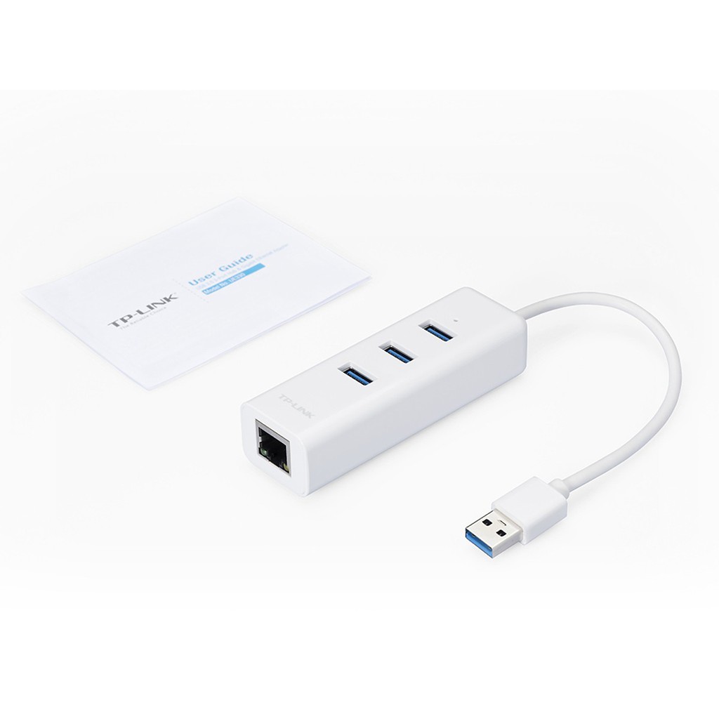 Bộ chuyển đổi mạng USB 3.0 sang Ethernet Gigabit kèm 3 cổng USB 3.0 TP-Link UE330