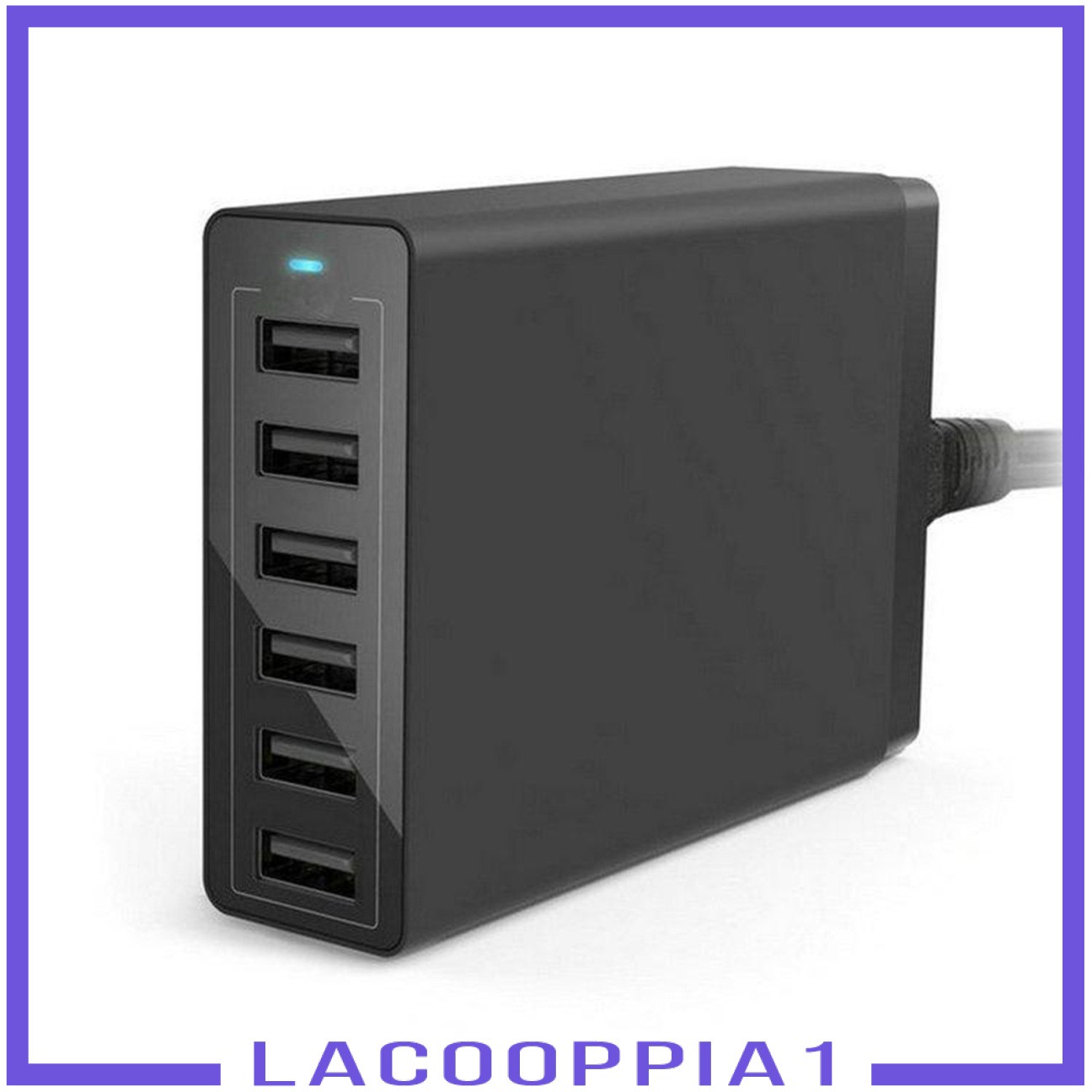 Bộ Sạc Lapoppia1) 10a 50w 5 Cổng Usb 5 Cổng Cho Iphone 11 Xs Ipad Mini Tablet