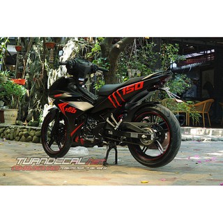 Tem Trùm Exciter 150 Monster đỏ đen