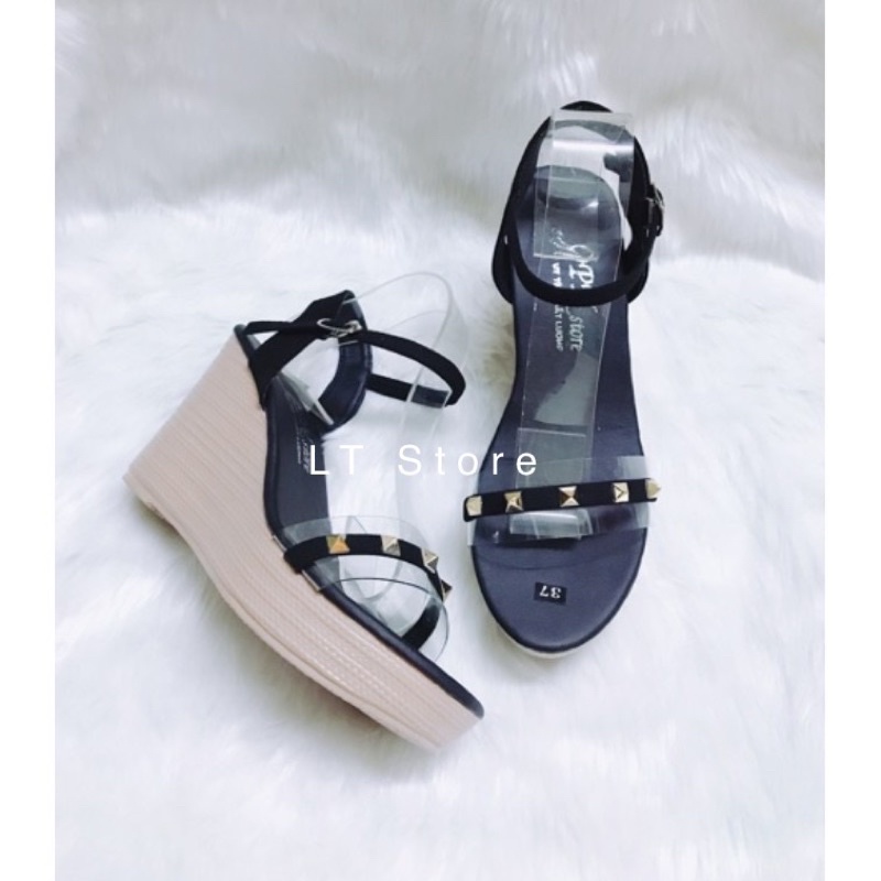 Giày đế xuồng bản meka tán đinh (có ảnh thật)