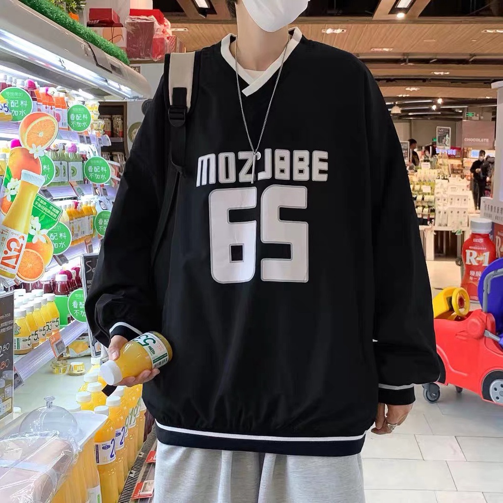 Áo sweater nỉ bông unisex in số 26 form rộng dài tay mặc cặp nam nữphù hợp phong cách hàn quốc | BigBuy360 - bigbuy360.vn