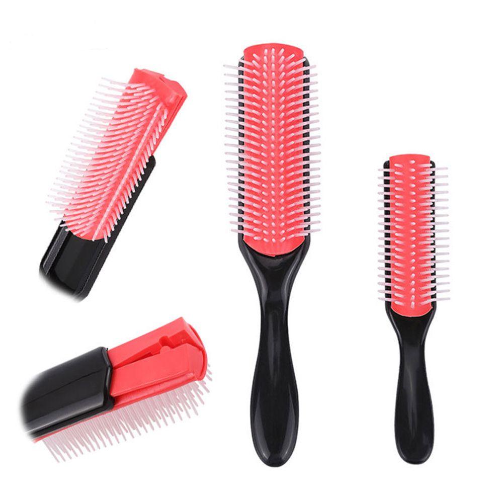 SOFTNESS Lược Chải Tóc 9 Răng Gỡ Rối Tạo Kiểu Tóc