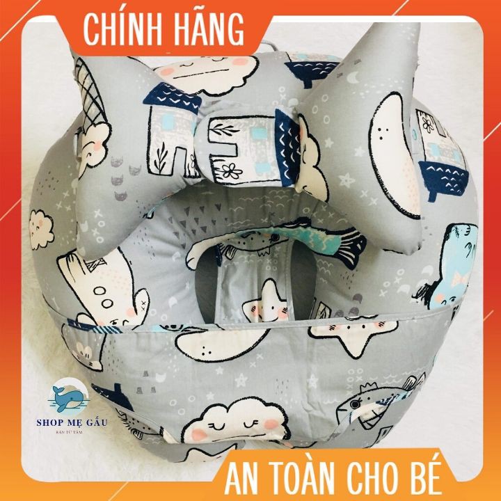 GỐI CHỐNG TRÀO NGƯỢC GỐI CHỮ C ĐA NĂNG CHO BÉ