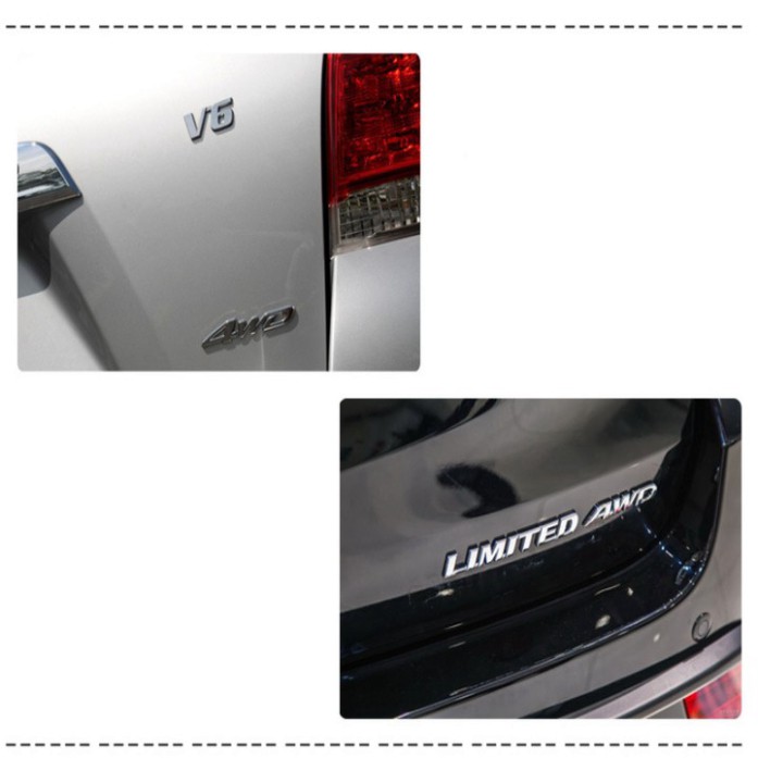 Sản phẩm Decal tem chữ Limited inox dán ô tô: Mã sản phẩm G40109 .