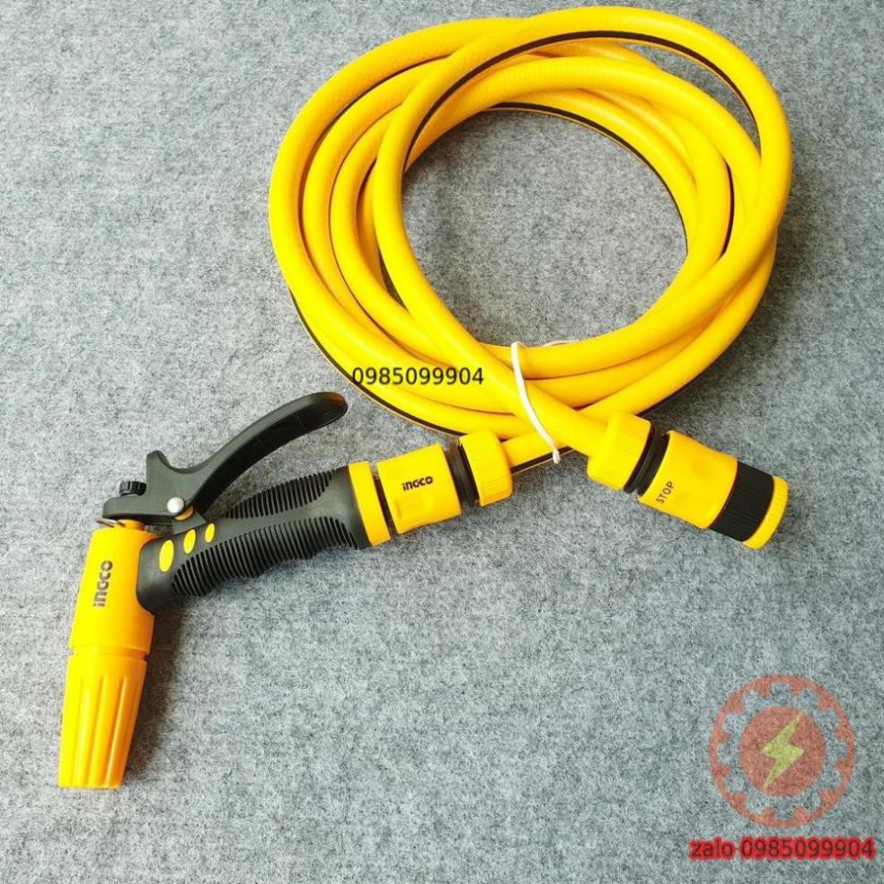 Bộ vòi cây dây ống nước pvc xịt rửa sân vườn INGCO - ingco tolsen lionking lion king bán lẻ 5 10 15 20 m mét