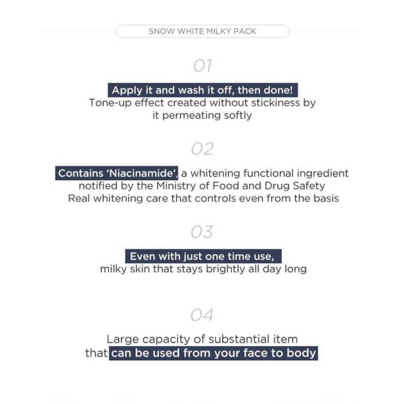 Gói sữa tắm Secret Key bạch tuyết làm trắng da toàn thân 200g