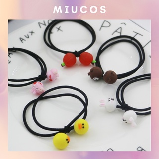 Dây cột tóc, cột tóc cho nữ, hình hoạt hình, dễ thương