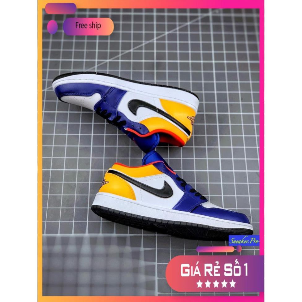 Giày thể thao AIR Jordan 1 Low Royal Yellow siêu đẹp cho nam và nữ siêu đẹp GIẢM GIÁ 20 % !!!