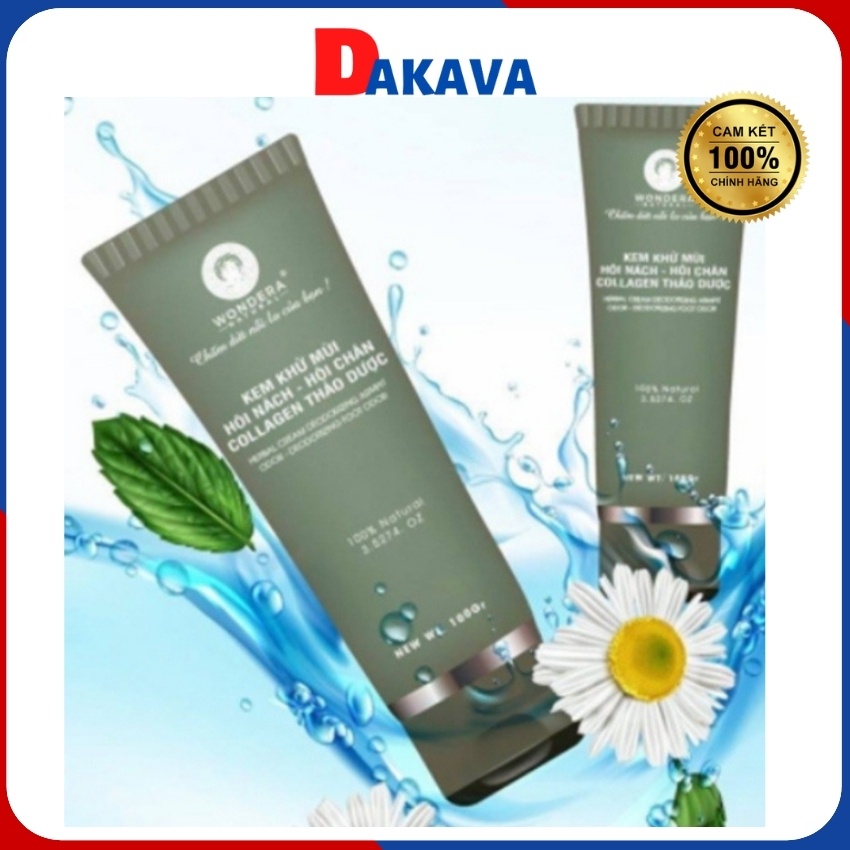 Kem Khử Mùi Hôi Nách, Hôi Chân Thảo Dược WONDERA KMHN01