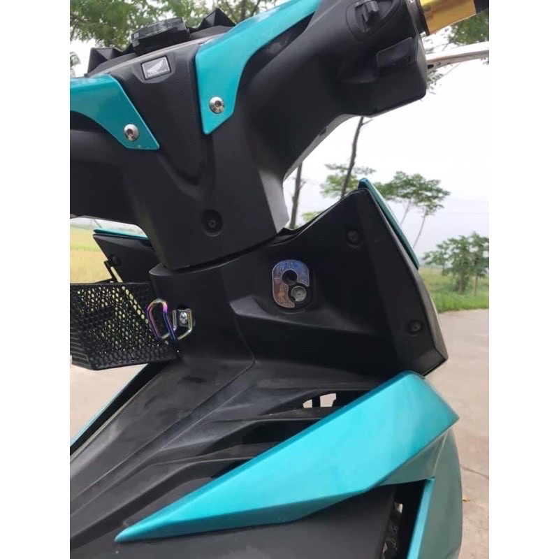 Ốp ổ khoá wave tutanlium chuẩn xịn có sẵn keo 3m