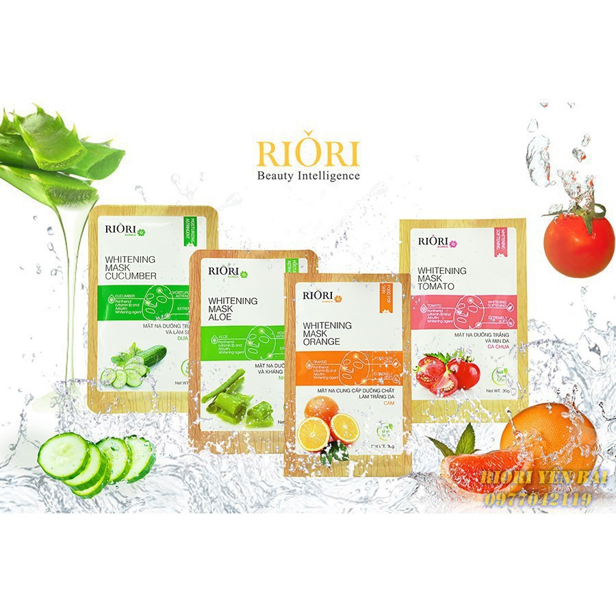 Mặt nạ Cenllulose cà chua Riori Mask Tomato