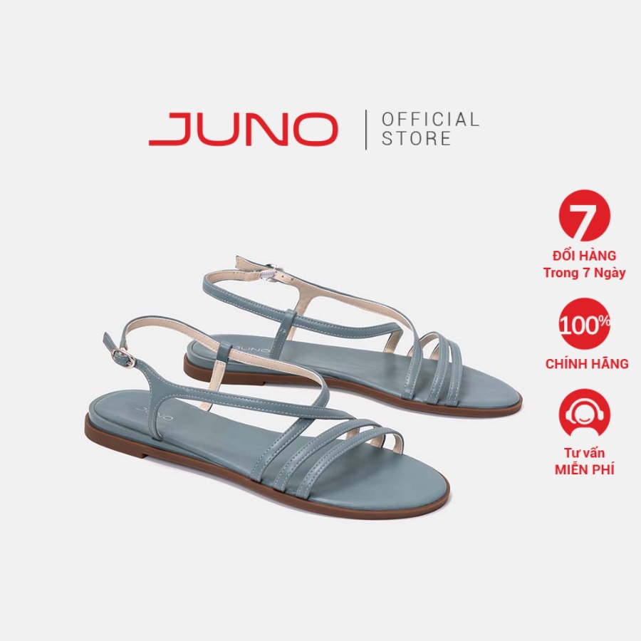 Giày Sandal 3cm Thời Trang JUNO Bệt Quai Mảnh SD03055