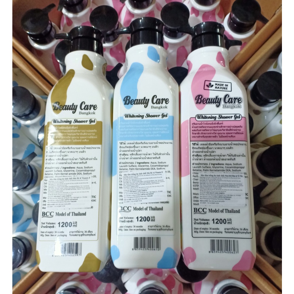SỮA TẮM BEAUTY CARE 1200ML THÁI LAN chai vuông