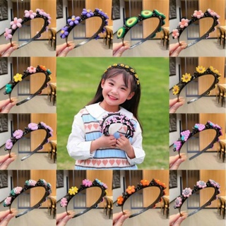 Bờm Tóc Đính Hình Xinh Xắn Cho Bé Gái | Cài Tóc Gọn Gàng Cho Bé Hình Hoa Nhiều Màu Sắc